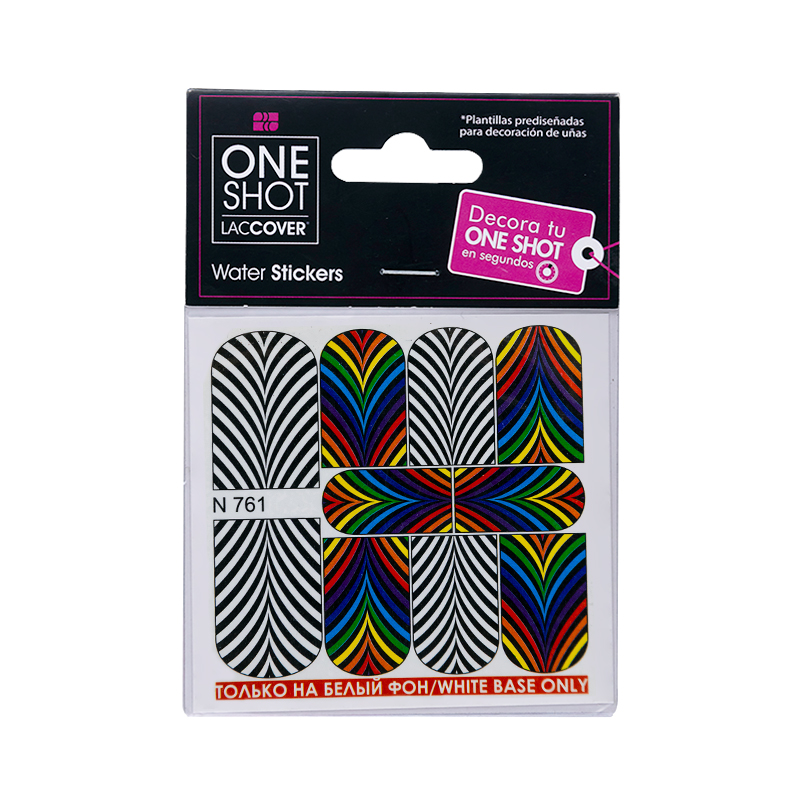[LCDEC1PZ0035] Stickers De Agua Para Uñas One Shot N 761