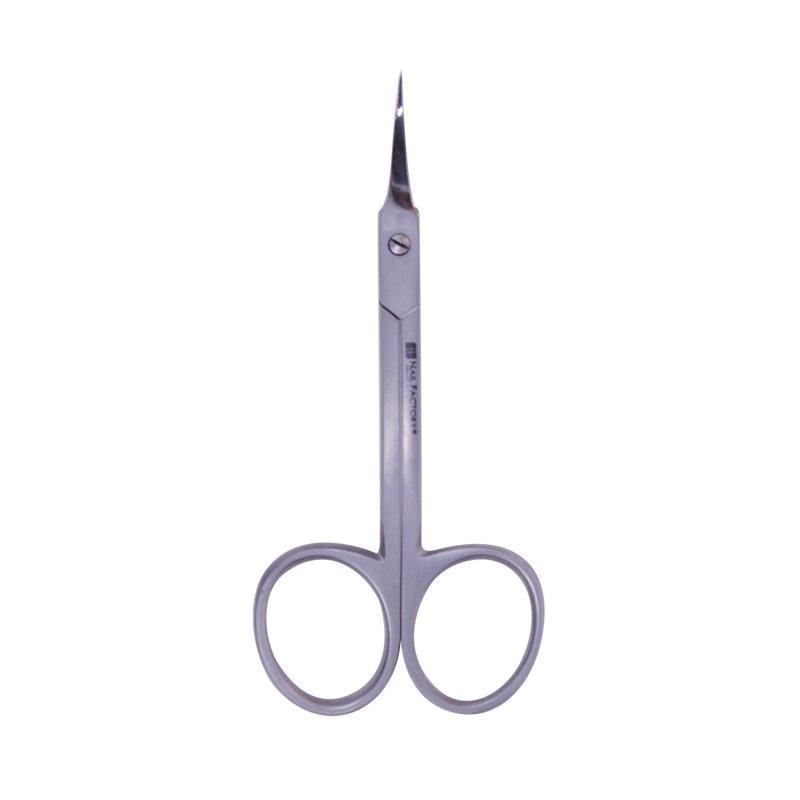 Tijera Premium Nail Factory | para Manicura Fabricada en Acero Inoxidable Grado Quirúrjico