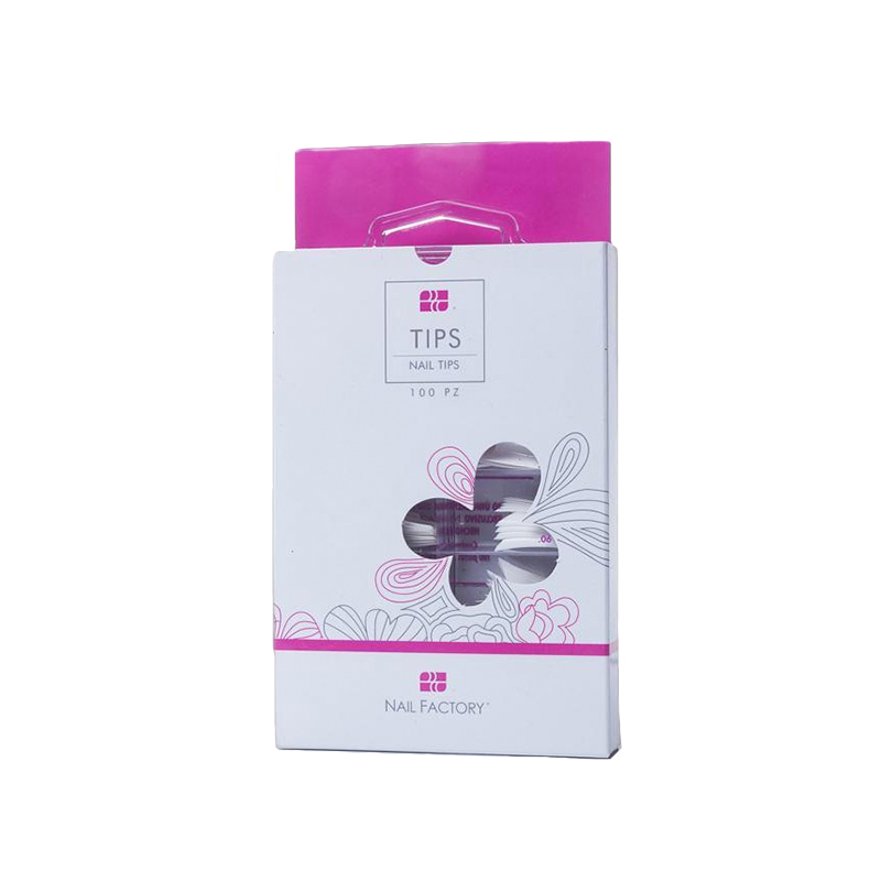 [NFTIP1PZ0015] Tips Smile Nail Factory | Fabricados con Plástico ABS de Alta Calidad | Numeración del 1 al 10 | French | 100 pz