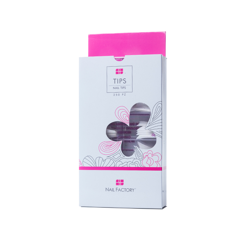 [NFTIP1PZ0013] Tips Smile Nail Factory | Fabricados con Plástico ABS de Alta Calidad | Numeración del 1 al 10 | French | 250 pz