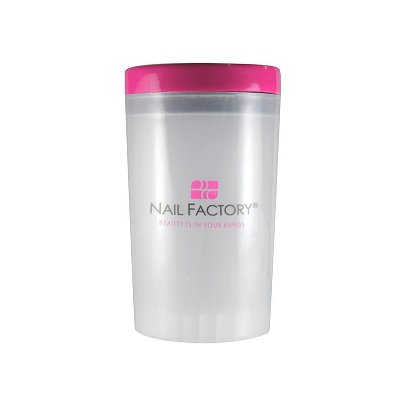[NFACC1PZ0024] Vaso Limpia Pinceles Nail Factory | Con sujetador de Pinceles incluido Fabricado en Plástico