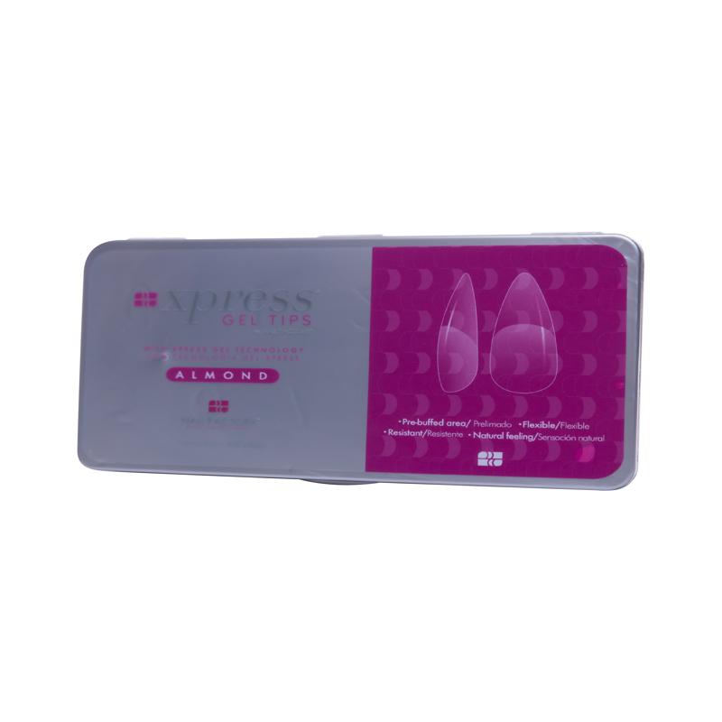 Soft Gel: Tips Xpress Gel Almond 330 Pzas