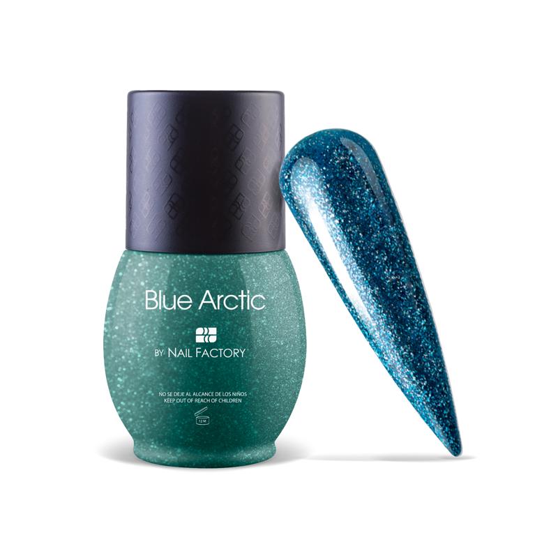 [LCGES05Z0571] One Shot Blue Artic | Gel Semipermanente de Uso Híbrido en 1, 2 o 3 pasos con Triple Pigmentación | 10 ml