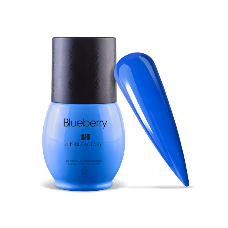 One Shot Blueberry | Gel Semipermanente de Uso Híbrido en 1, 2 o 3 pasos con Triple Pigmentación | 10 ml