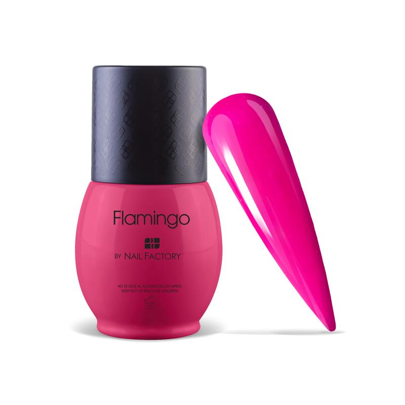[LCGES05Z0521] One Shot Flamingo | Gel Semipermanente de Uso Híbrido en 1, 2 o 3 pasos con Triple Pigmentación | 10 ml