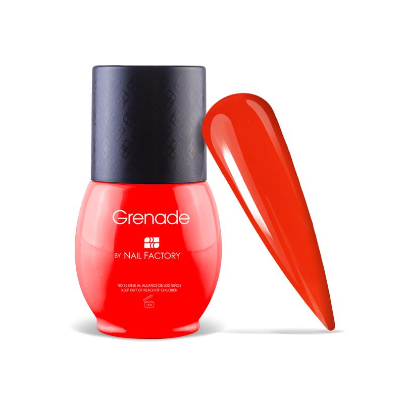One Shot Grenade | Gel Semipermanente de Uso Híbrido en 1, 2 o 3 pasos con Triple Pigmentación | 10 ml