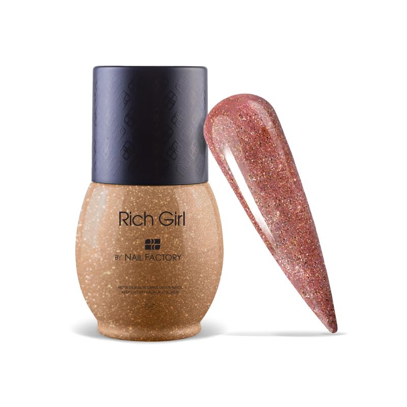 One Shot Rich Girl | Gel Semipermanente de Uso Híbrido en 1, 2 o 3 pasos con Triple Pigmentación | 10 ml