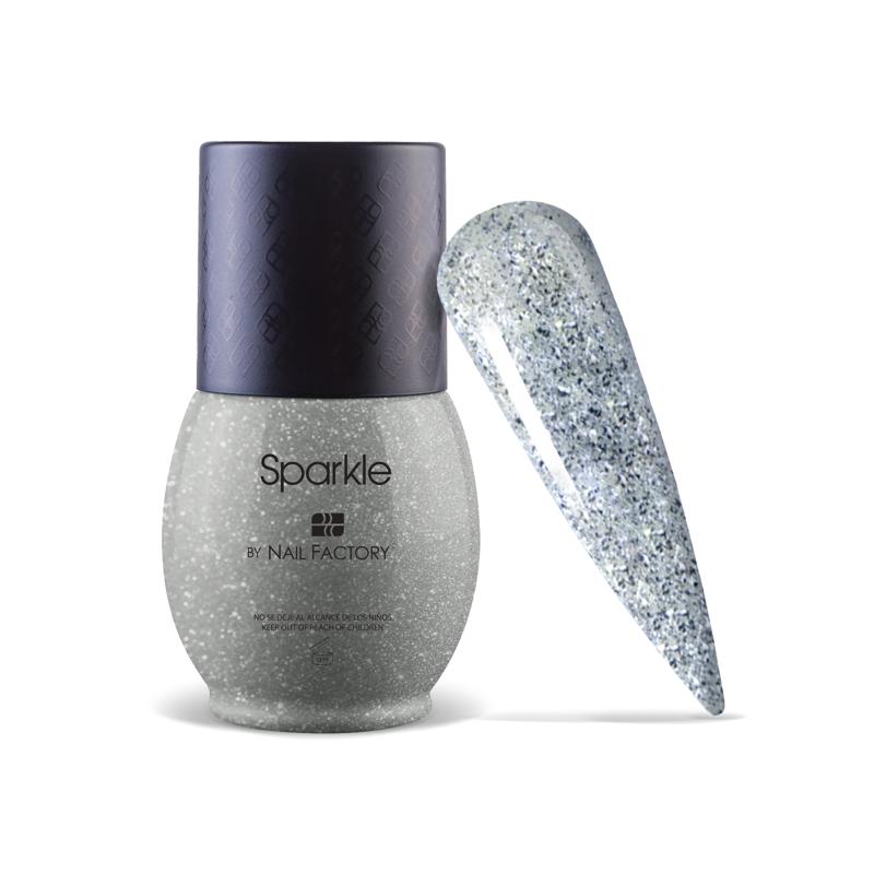 [LCGES05Z0505] One Shot Sparkle | Gel Semipermanente de Uso Híbrido en 1, 2 o 3 pasos con Triple Pigmentación | 10 ml