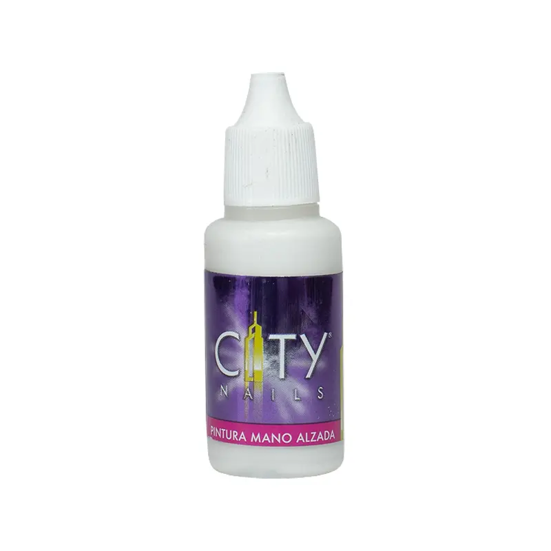 [CNDEC15M0002] Pintura Acrílica City Nails | Para Técnica Mano alzada Diseño de Uñas | Color Dorado | 0.5 Oz