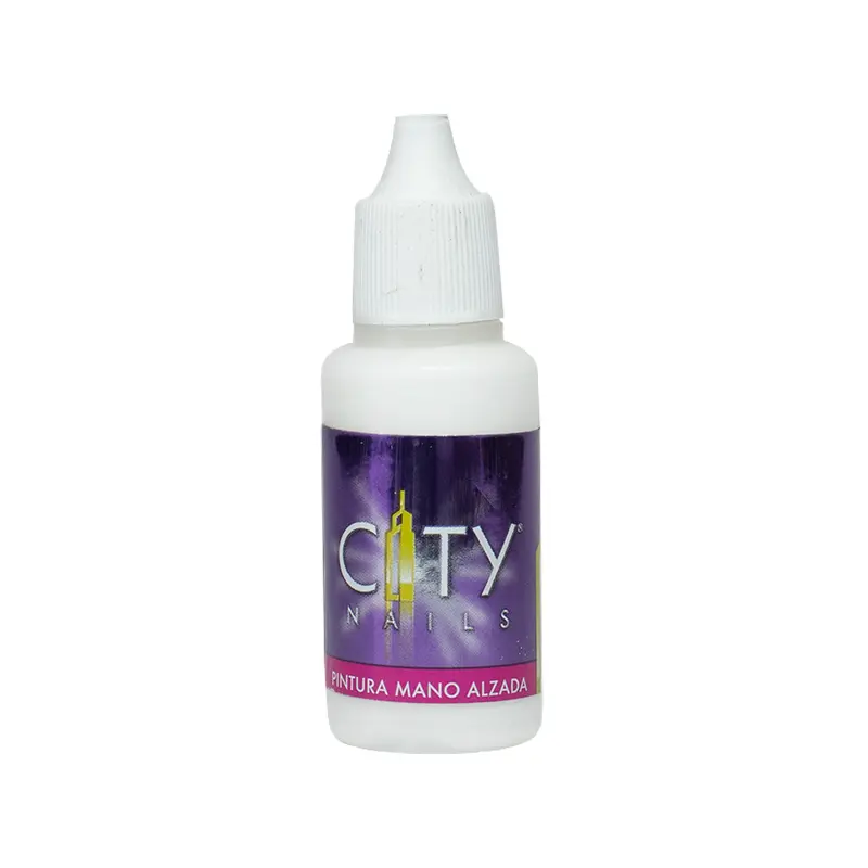 [CNDEC15M0003] Pintura Acrílica City Nails | Para Técnica Mano alzada Diseño de Uñas | Color Nacar | 0.5 Oz