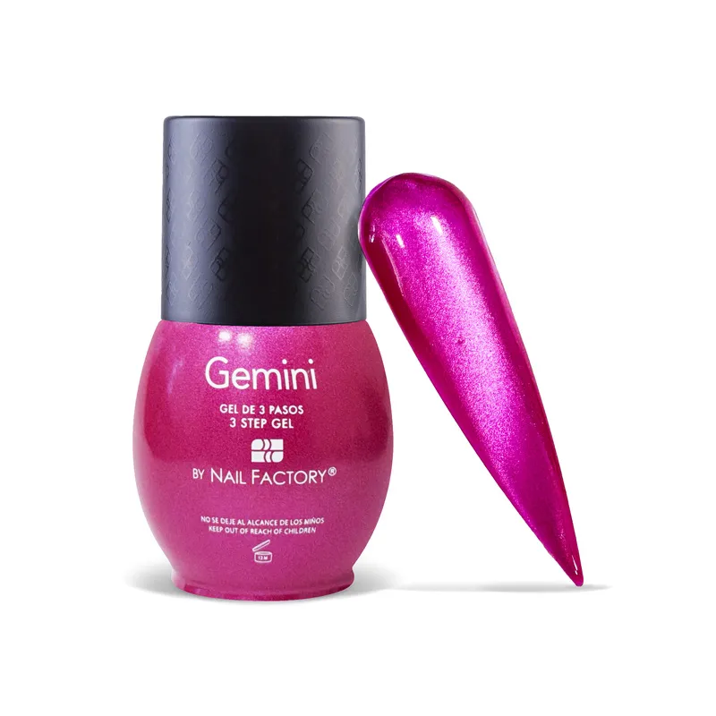 [LCGES05Z0695] One Shot Cat Eye Gemini | Gel Semipermanente de Uso Híbrido en 1, 2 o 3 pasos con Triple Pigmentación | Efecto Ojo de Gato | 10 ml