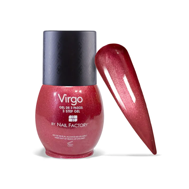 [LCGES05Z0696] One Shot Cat Eye Virgo | Gel Semipermanente de Uso Híbrido en 1, 2 o 3 pasos con Triple Pigmentación | Efecto Ojo de Gato | 10 ml