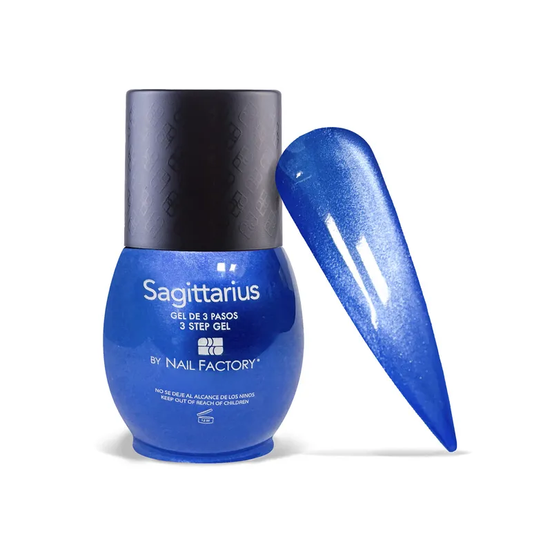[LCGES05Z0694] One Shot Cat Eye Sagitario | Gel Semipermanente de Uso Híbrido en 1, 2 o 3 pasos con Triple Pigmentación | Efecto Ojo de Gato | 10 ml
