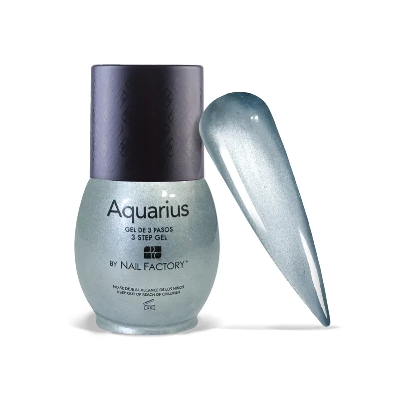 [LCGES05Z0688] One Shot Cat Eye Aquarius | Gel Semipermanente de Uso Híbrido en 1, 2 o 3 pasos con Triple Pigmentación | Efecto Ojo de Gato | 10 ml