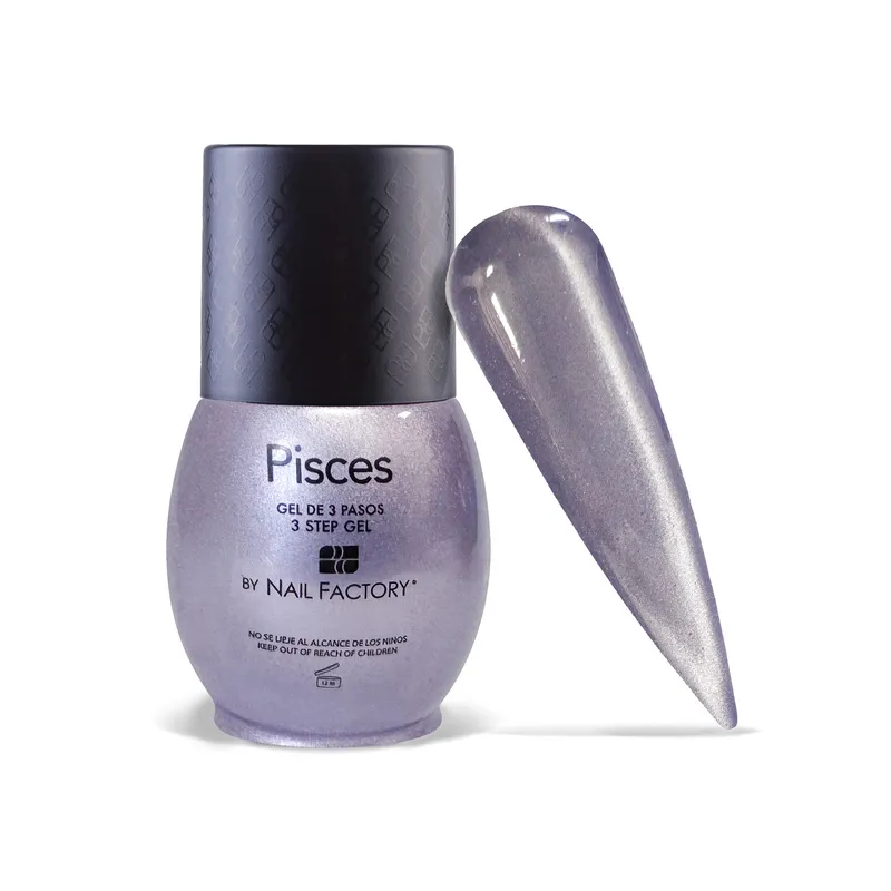 [LCGES05Z0689] One Shot Cat Eye Piscis | Gel Semipermanente de Uso Híbrido en 1, 2 o 3 pasos con Triple Pigmentación | Efecto Ojo de Gato | 10 ml