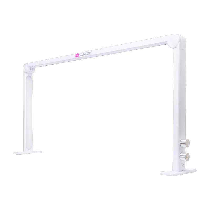[NFELE1PZ0016] Glow Bar Lamp Nail Factory | Lámpara Led Escritorio 180° Grados Luz Cálida y Fría Potencia Ajustable| 127 V | Blanca