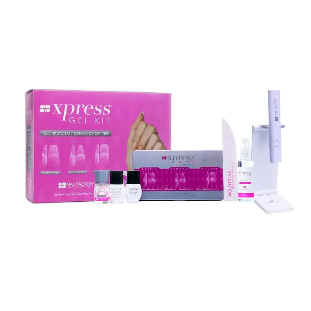 [PKNFKITML024] Pack Xpress Gel Kit + Xpress Pocket Lamp | Sistema Softgel (Lila)