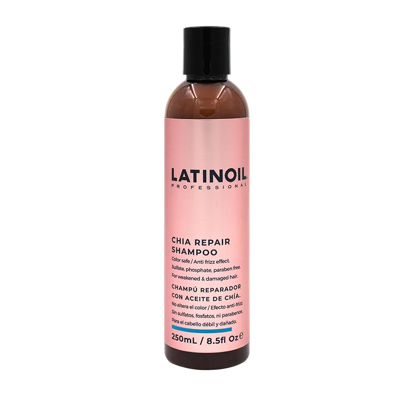 [LAT006] Shampoo Latinoil | Shampoo Reparador con Aceite de Chía | 8.5 Oz