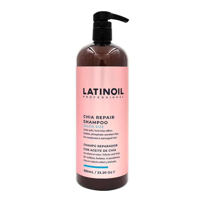 [LAT009] Shampoo Latinoil | Shampoo Reparador con Aceite de Chía | 32 Oz