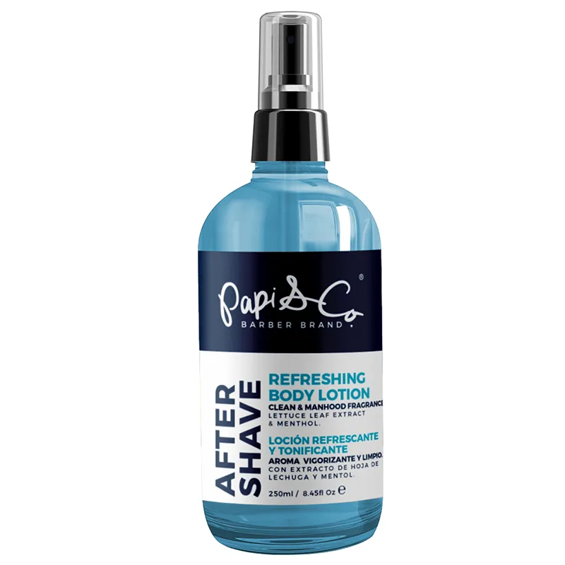 After Shave Papi&Co | Loción para Después de Afeitar con Mentol | 8.48 Oz