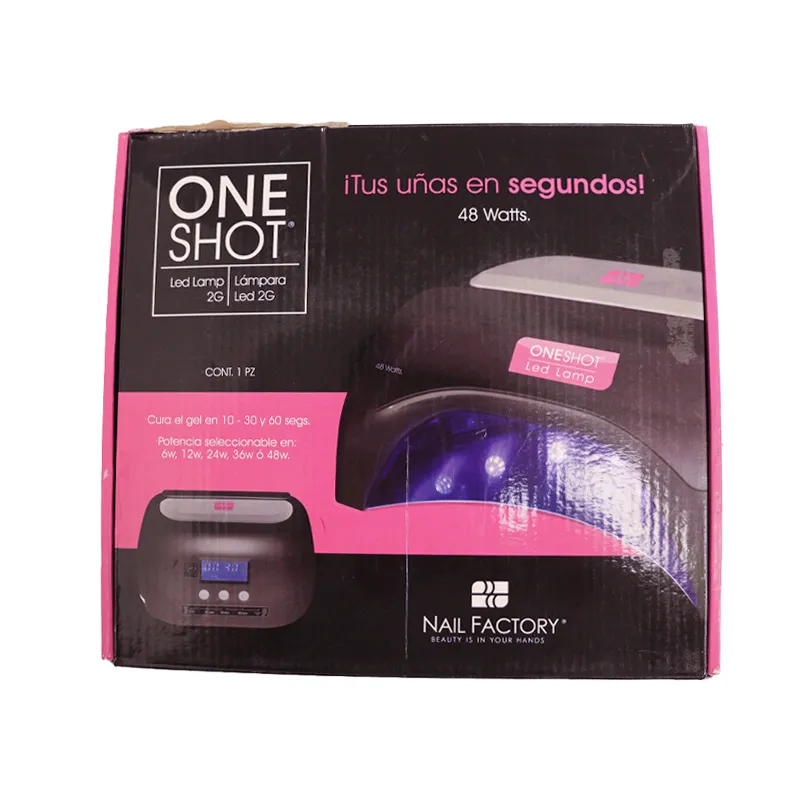 Lámpara Led Para Uñas 48 Watts | Led Lamp Negro