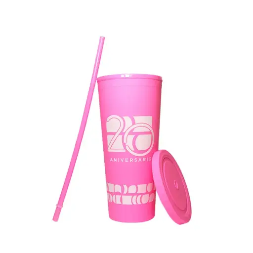 [NFVASOROSA05] Vaso Promocional NF Rosa