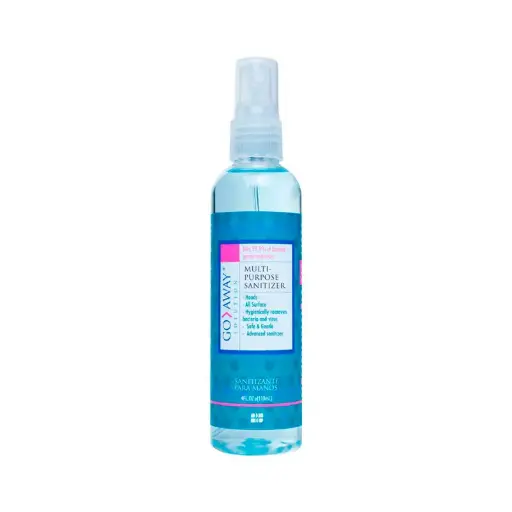 Sanitizante Go Away | Con 75% de Alcohol y Aloe Vera | 4 Oz