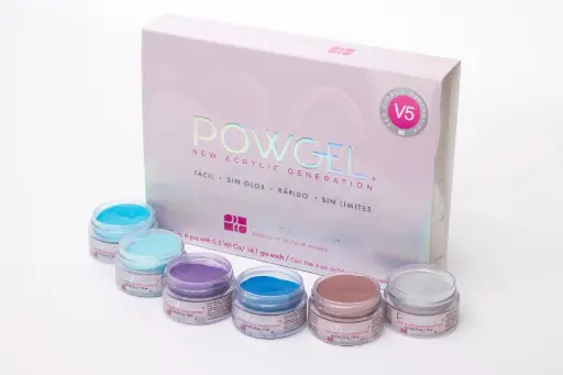[NFCOL05Z0504] Powgel Collection Vol 5. Polvo Acrílico de Nueva Generación, 6 Tonos