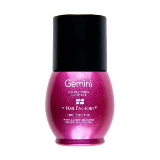 One Shot Cat Eye Gemini | Gel Semipermanente de Uso Híbrido en 1, 2 o 3 pasos con Triple Pigmentación | Efecto Ojo de Gato | 10 ml