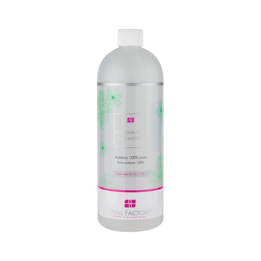Acetona Nail Factory | Acetona Pura Concentrada para Uñas | 32 Oz