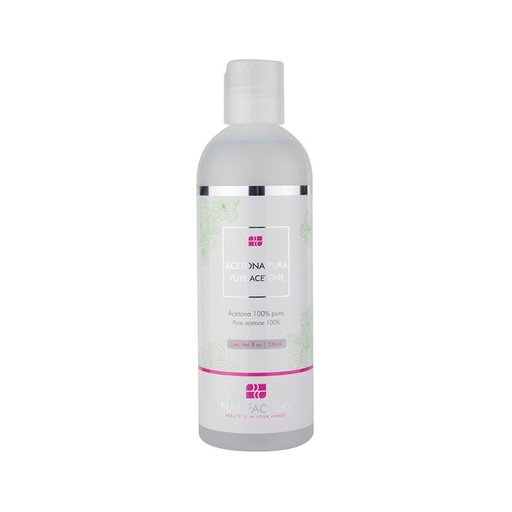Acetona Nail Factory | Acetona Pura Concentrada para Uñas | 8 Oz