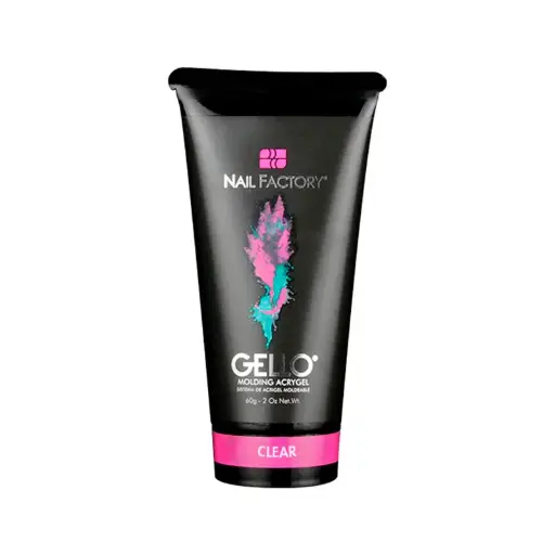Acrigel Gello by Nail Factory |Acrigel de Construcción para Uñas Clear | 2 Oz