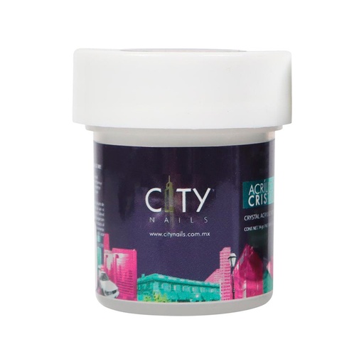 [CNACR05Z0001] Acrílico Cristal Para Uñas City Nails 0.5 Oz