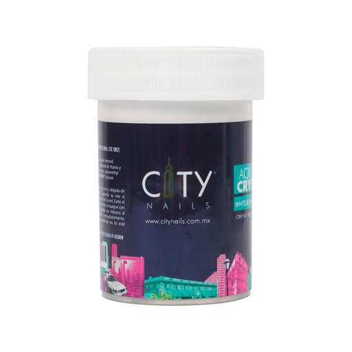 Acrílico Crystal City Nails | Polvo Acrílico para Uñas Crystal | 1 Oz