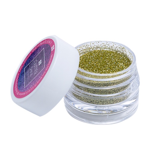 [NFGLI140012] Acrílico Glitter Golden Star Shine 0.25 oz