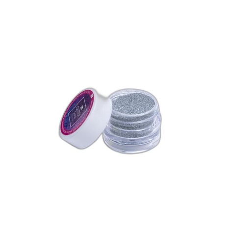 [NFGLI140022] Acrílico Glitter Real Silver Shine 0.25 oz