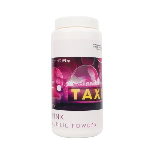 Acrílico Pink City Nails | Polvo Acrílico para Uñas Pink | 16 Oz