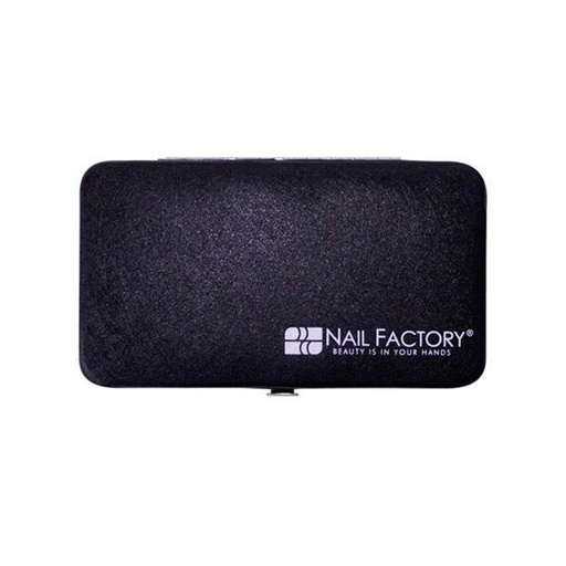 [NFHER1PZ0049] Estuche para Herramientas de Manicura Metálico con Imán (Negro)