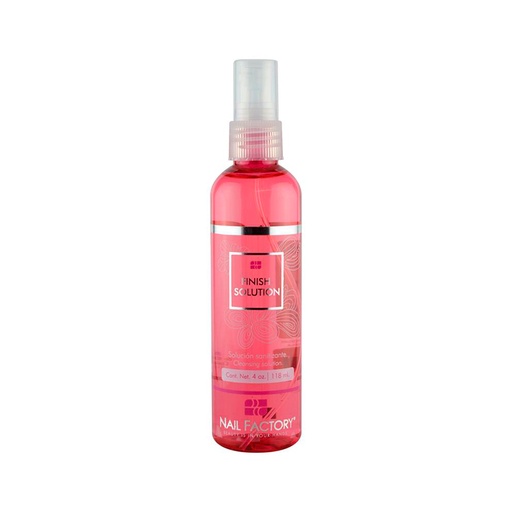 Finish Solution Nail Factory | Solución Limpiadora Sanitizante Para Uñas | 4 Oz
