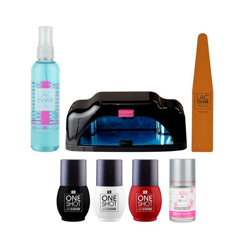 [LCKIT1PZ0016] Kit De Gel Semipermanente Básico Para Uñas One Shot Start In Kit