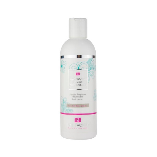 Brush Cleaner Nail Factory | Limpiador de Pinceles | 8 Oz