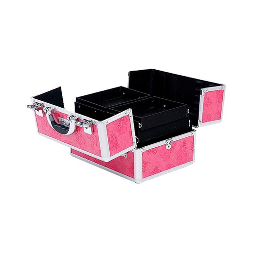 [MA110R2] Maletín De Maquillaje Profesional Only Cases Fucsia
