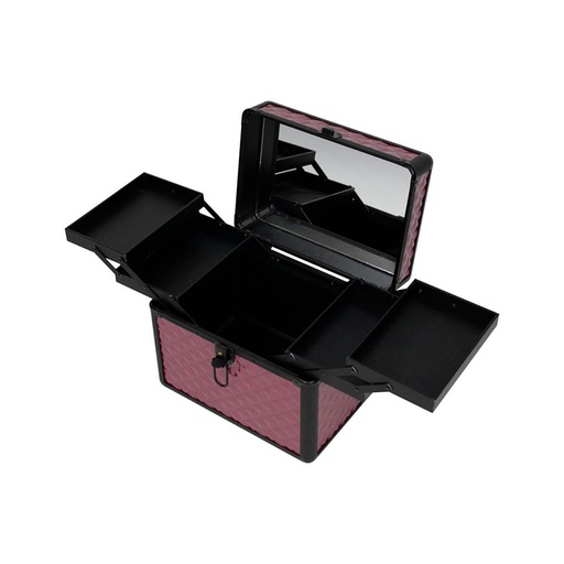 [MAMLR254A1479] Maletín De Maquillaje Profesional Only Cases Rojo