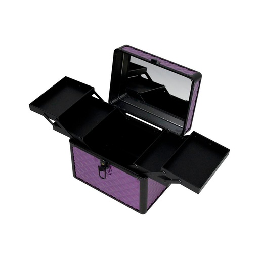 [MAMLR254A1478] Maletín Profesional Para Maquillaje Only Cases Morado