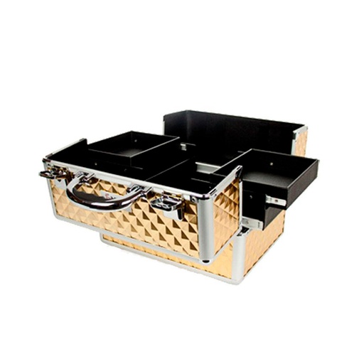 [MA110BR] Maletín Reforzado Cosmetiquera Profesional Only Cases Bronce