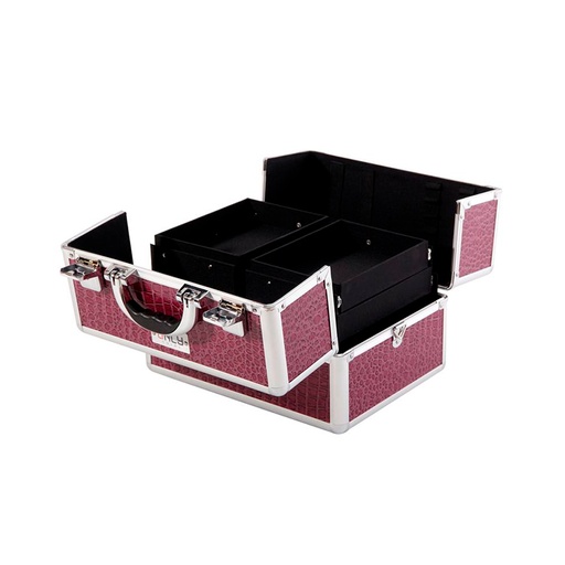 [MA110M1] Maletín Reforzado Cosmetiquera Profesional Only Cases Purpura