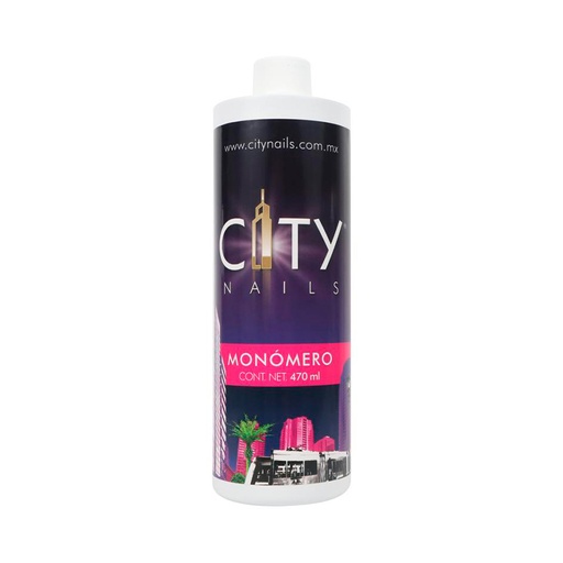 Monómero City Nails | Monómero Líquido para Construcción de Uñas Acrílicas | 16 Oz