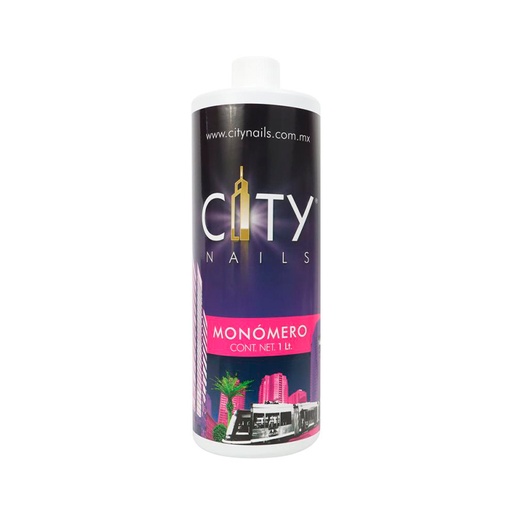 Monómero City Nails | Monómero Líquido para Construcción de Uñas Acrílicas | 32 Oz