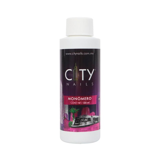 [CNMON4OZ0004] Monómero Líquido Para Uñas City Nails Aroma Uva 4 Oz