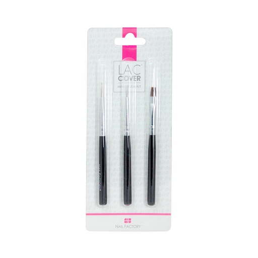 [LCKIT1PZ0014] Pinceles Para Decoración De Uñas Laccover